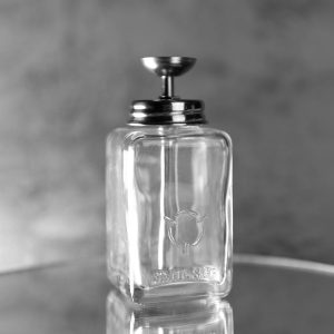 Stakleni dispenzer za IPA/ FUDGE tekućinu - žuti poklopac